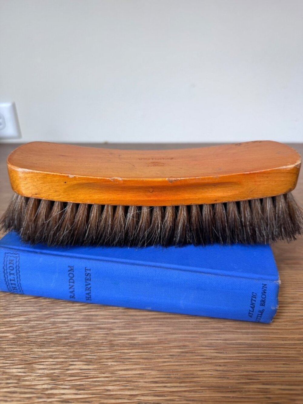 Vintage OXCO Horsehair Shoe Brush Made in USA